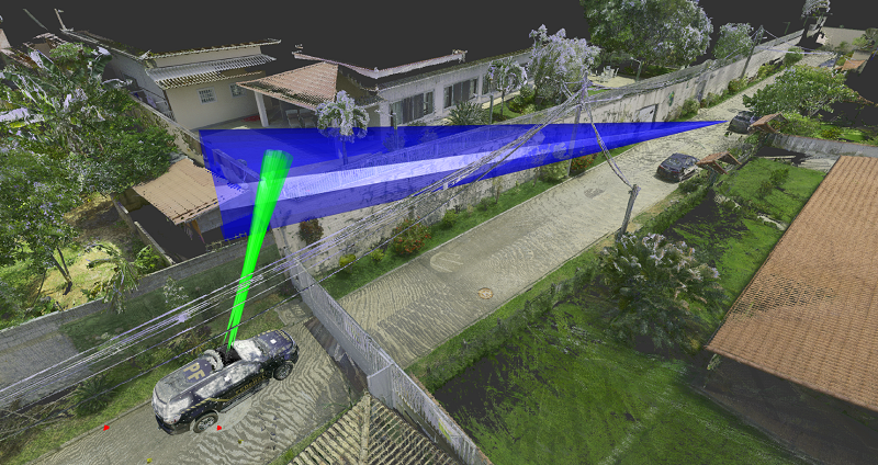 Tracing the bullet path with Map360 in the Jefferson's shooting case (Brazil)